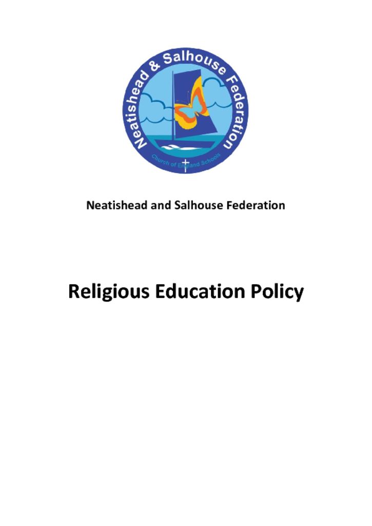 thumbnail of Religious Education Policy draft May 2017